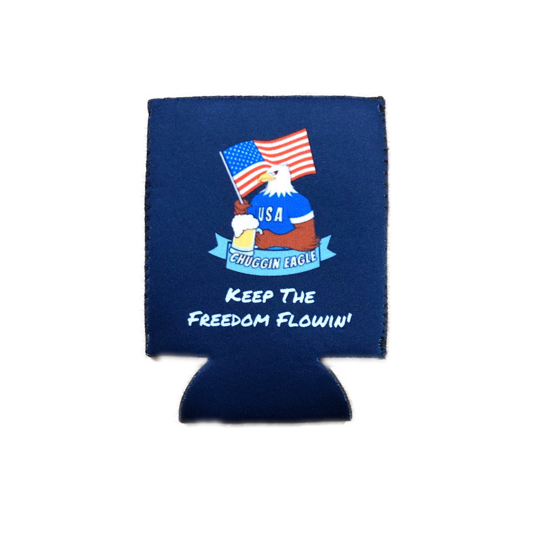 Chuggin’ Eagle Freedom Koozie (Blue)